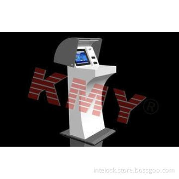 15 Inch TFT LCD Interactive Touch Kiosk , Self Service Secu